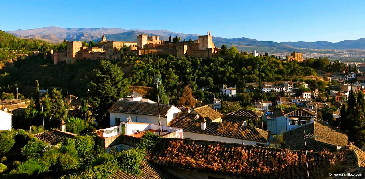panorámica vista albayzin albaizyn albaicin alhambra granada