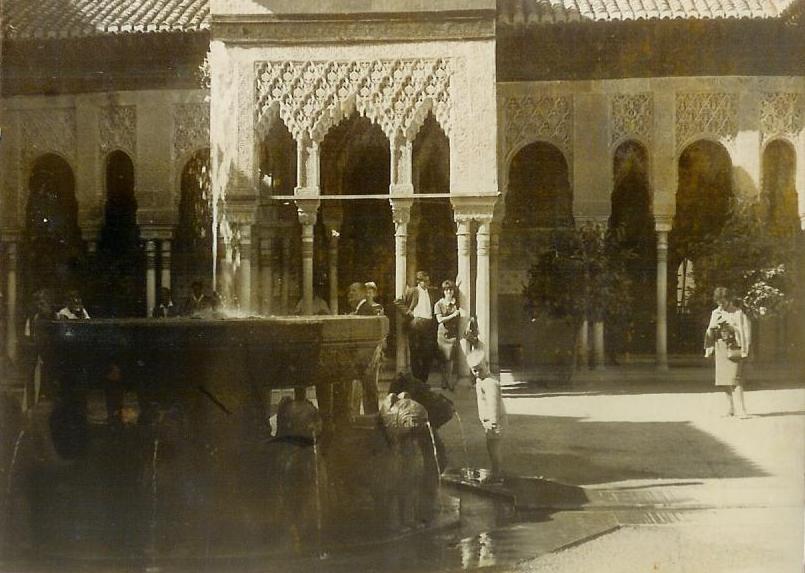 imagenes antiguas de la Alhambra fotos históricas en blanco y negro
